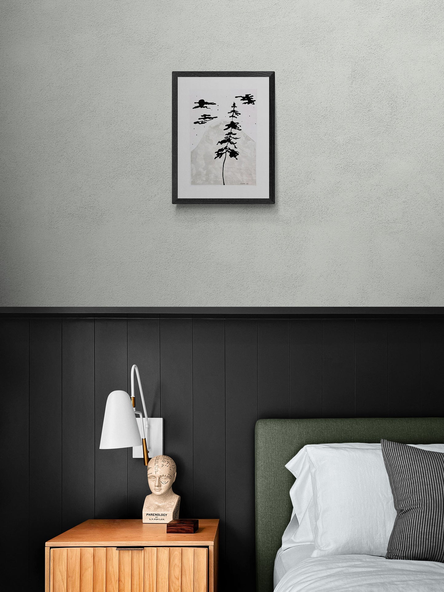 Automatism: Tree & Mountain
